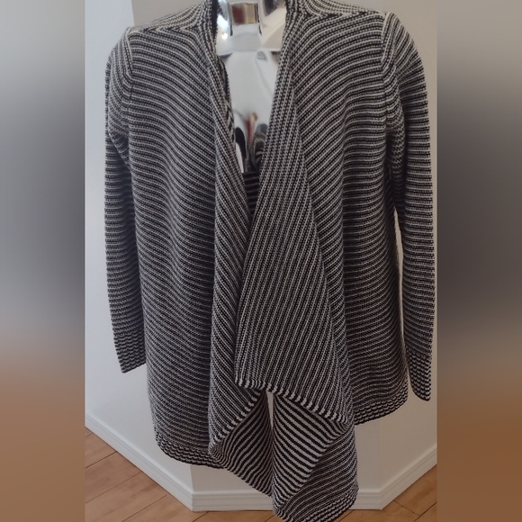 Merona open front waterfall cardigan ptp 22" - Picture 3 of 8